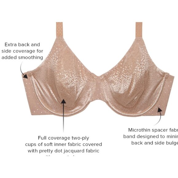 NEW Wacoal Back Appeal® Underwire Bra | Ponderosa Pine - Picture 2 of 7